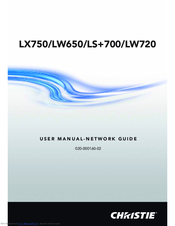 Christie LW720 User Manual