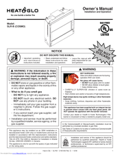 Heat & Glo SLR-B Owner's Manual