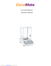 GeneMate GA-164C Operation Manual