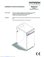 Potterton Statesman System L Installation & Service Instructions Manual