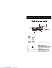 Troy Built Models B-25 Mitchell Instruction Manual