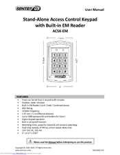 Sentry US ACSK-EM User Manual