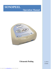 IBRAMED SONOPEEL Operation Manual