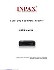 Inpax X-2004 User Manual