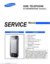 Samsung GT-S5753E Service Manual