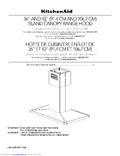 KitchenAid KVIB606DSS0 Installation Instructions And Use & Care Manual