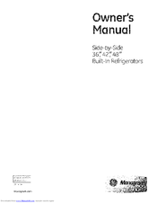 GE ZISS480NHASS Owner's Manual