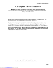 Precor EFX EFX 5.23 User Manual