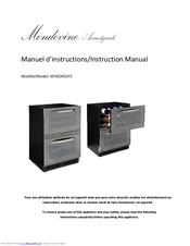 Mondovino Avantgarde MVBD45DFS Instruction Manual