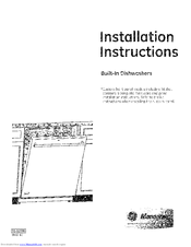 GE ZDT800SPF1SS Installation Instructions Manual