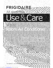 Frigidaire FFRE0533Q14 Use & Care Manual