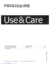 Frigidaire FFET2725PWB Use & Care Manual