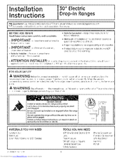 GE JD630DF1BB Installation Instructions Manual