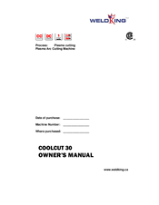 WeldKing Coolcut 30 Owner's Manual
