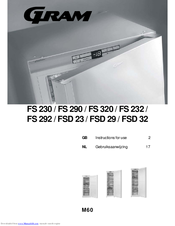 Gram FSD 23 Instructions For Use Manual