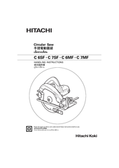 Hitachi C 7SF Handling Instructions Manual