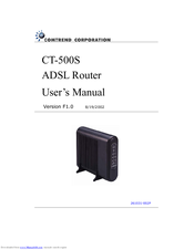 Comtrend Corporation CT-500S User Manual