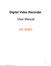 Avtronix AD-808Q User Manual