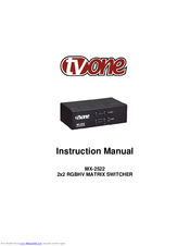 Tvone MX-2522 Instruction Manual