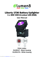 Elumen8 Liberty 1T36 Battery Uplighter User Manual