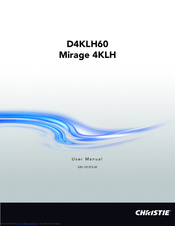 Christie D4KLH60 Mirage 4KLH User Manual