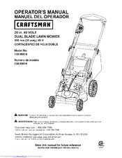 Craftsman 138.98818 Operator's Manual