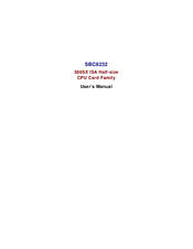 AXIOMTEK SBC8232 User Manual
