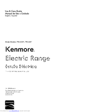 Kenmore 790.42519310 Use & Care Gude