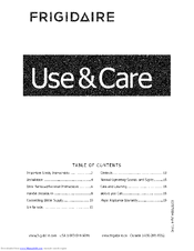 Frigidaire FGHI2164QP0 Use & Care Manual