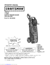 Craftsman 580.988390 Operator's Manual