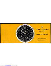 Breitling Navitimer User Manual