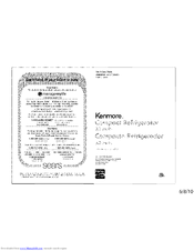 Kenmore 255.99792 Use & Care Manual