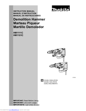 Makita HM1111C Instruction Manual