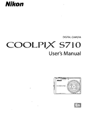 Nikon CoolPix S710 User Manual