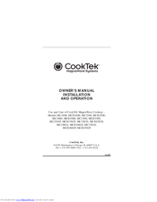 CookTek MagnaWave MC2502S Owner's Manual And Installation Instructions