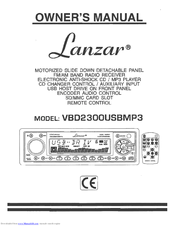 Lanzar VBD2300USBMP3 Owner's Manual
