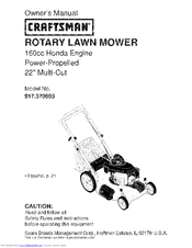 Craftsman 917.370603 Owner's Manual