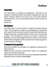 ECS LIVA PC KIT User Manual