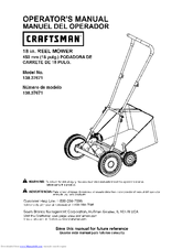 Craftsman 138.37671 Operator's Manual
