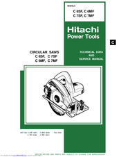 Hitachi C 7SF Technical Data And Service Manual