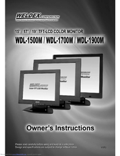 Weldex wdl-1700m Owner's Instructions Manual