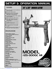General International 25-300QC M1 Setup & Operation Manual