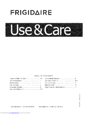 Frigidaire FRA12EPT111 Use & Care Manual