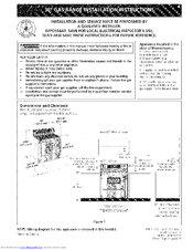 Kenmore 79075403502 Installation Instructions Manual
