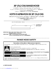 Whirlpool UXT2030ADW0 Installation Instructions And Use & Care Manual