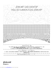 Jenn-Air JGC7530BP0 Use And Care Manual