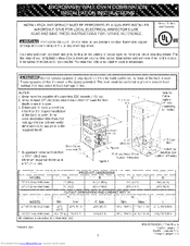Frigidaire FGMC2765PBB Installation Instructions Manual