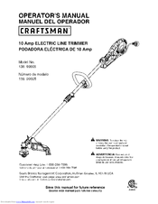 Craftsman 138. 99005 Operator's Manual