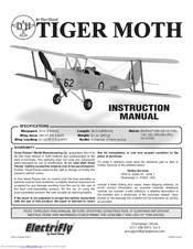 electrifly Tiger Moth Instruction Manual