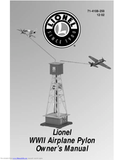 Lionel WWII Airplane Pylon Owner's Manual